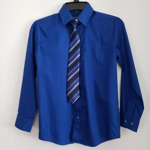 Boys dress shirt with tie